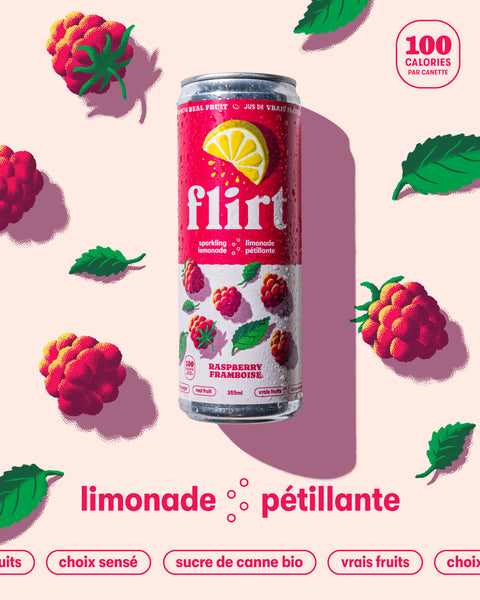 Limonade Pétillante Framboise - 12 x 355ml