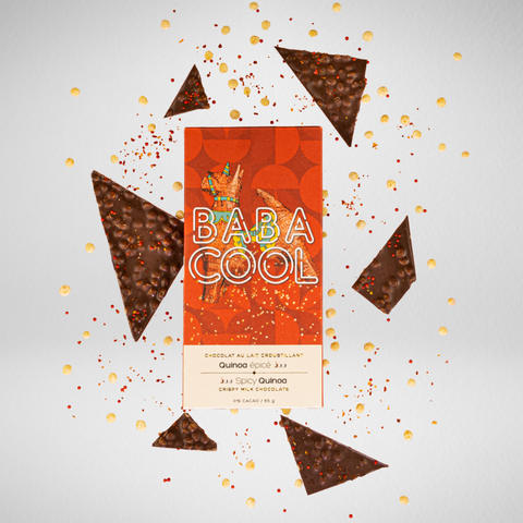 Bar chocolat Quinoa Épicé - 6 x 65g