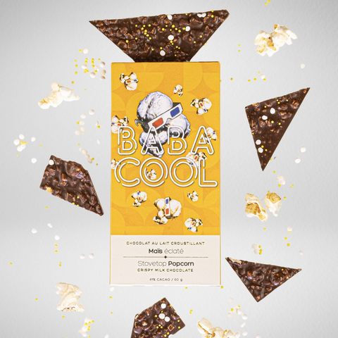 Bar chocolat Maïs Éclaté - 6 x 60g