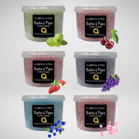 Cotton Candy Mix 6 Flavors - 24 x 16oz