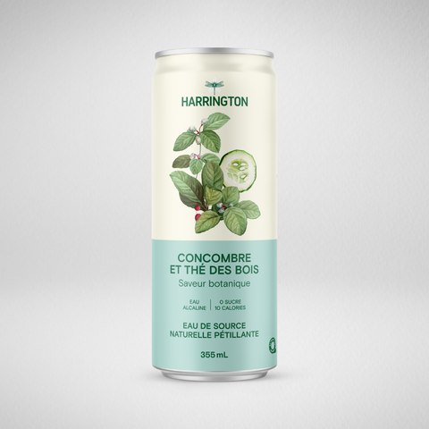 Eau pétillante Concombre & Thé des bois - 6 x 4x355ml