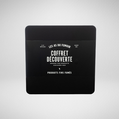 Ensemble découverte d'épices fumées - 4 boîtes de 6 x 60g