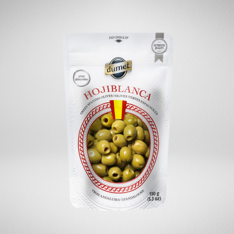 Hojiblanca Olives Vertes Dénoyautées - 10 x 150g