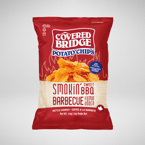 Chips Fumé & Sucré BBQ - 12 x 170g