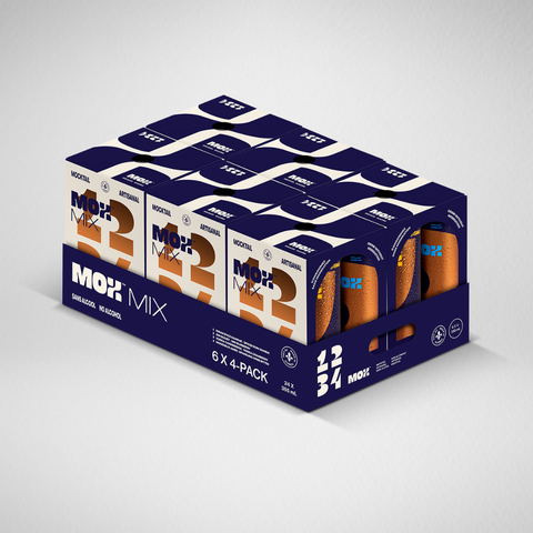 MOX MIX mocktails 4 flavors - 6 x 4x355ml