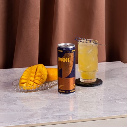 MOX 1 mocktail spiced rum, mango and lavender - 6 x 4x355ml