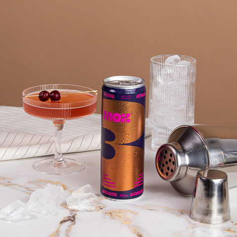 MOX 3 mocktail vodka, campari, canneberge et cardamome - 6 x 4x355ml