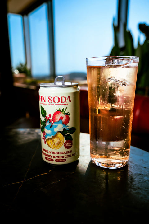 Fin Soda - Fraise & Yuzu Collins - 24 x 250ml