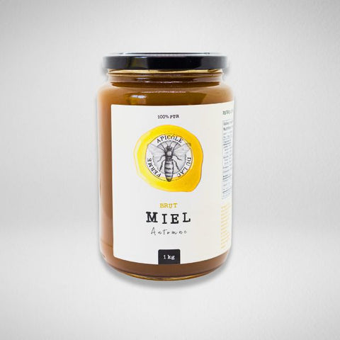Miel brut d'automne - 12 x 1 kilo