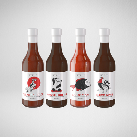 Sauces mix 4 saveurs - 12 x 296ml