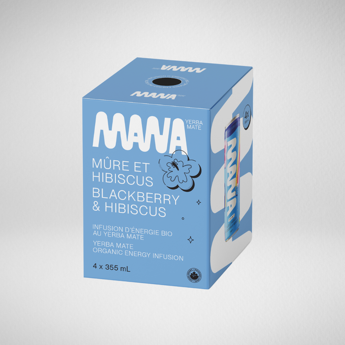 Mana Mûre et Hibiscus - 6 x 4x355ml (Consignes incluses dans le prix) (15% de rabais)