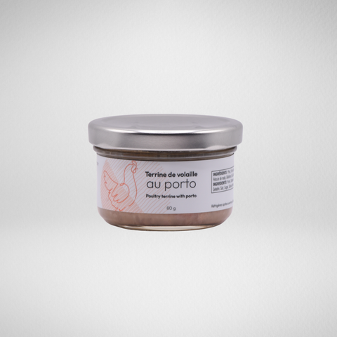 Terrine de volaille au Porto - 12 x 120ml