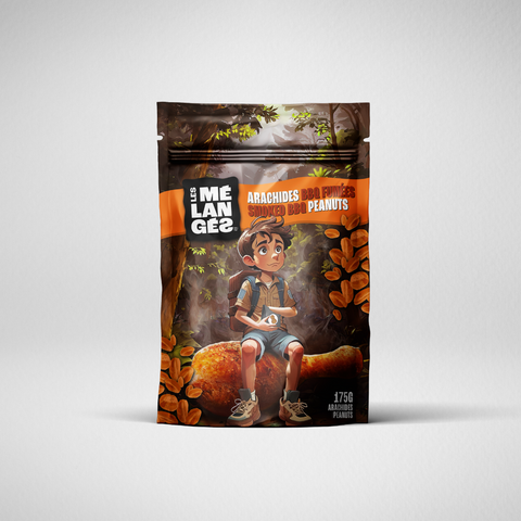 Arachides BBQ fumées- 12 x 175g