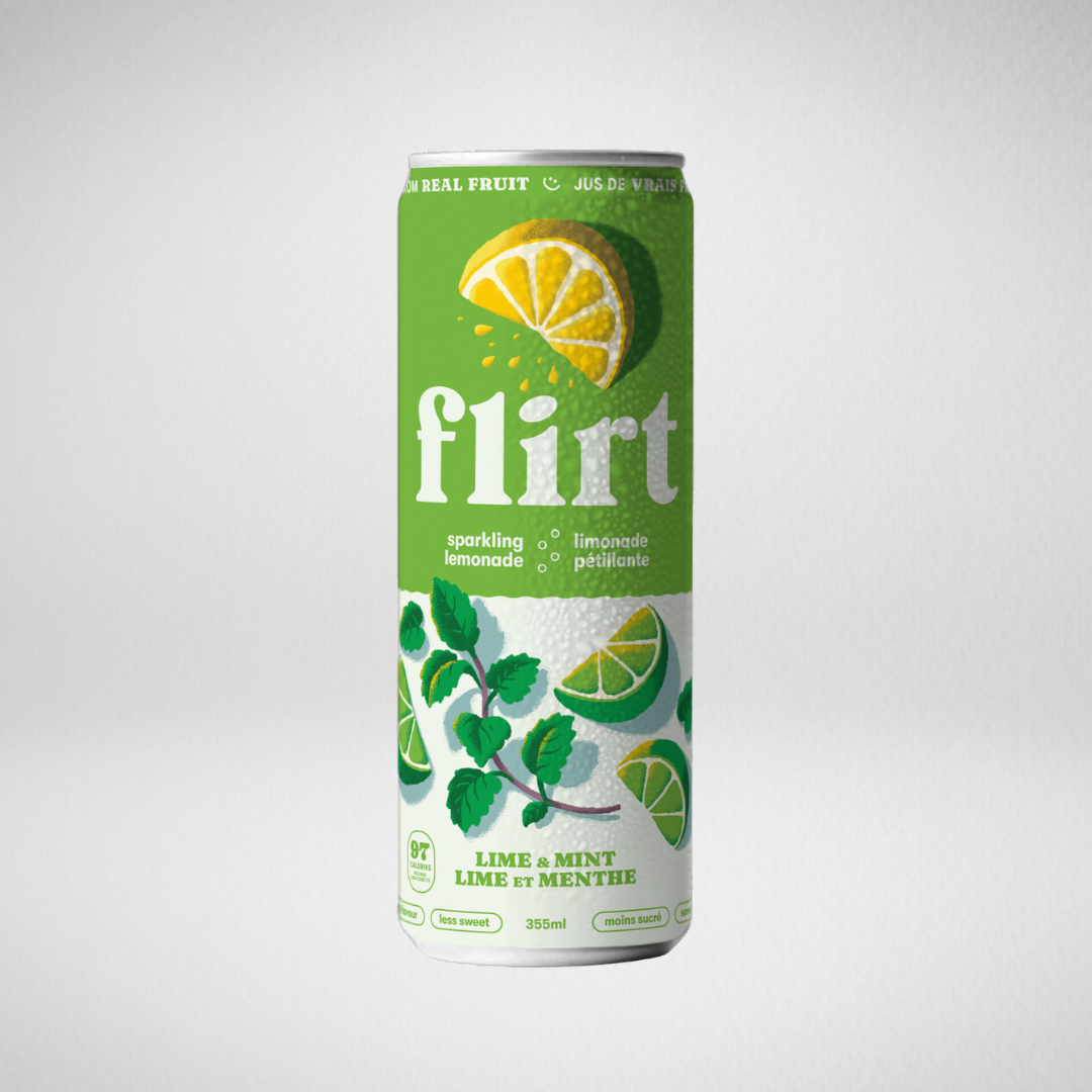 Sparkling Lime and Mint Lemonade - 12 x 355ml – Aliment Snack