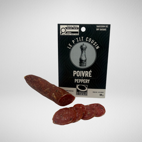 Saucisson sec au poivre - 10 x 60g