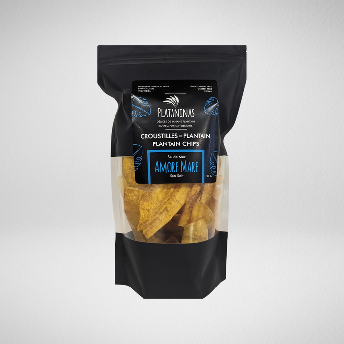 Chips Plantains Amour de Mer - 12 x 130g (15% de rabais)