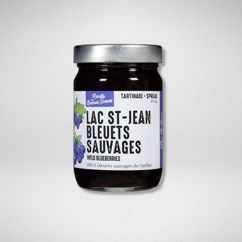 Confiture Bleuets Sauvages - Bonnes Soeurs - 12 X 325ml