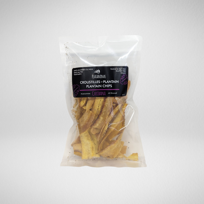 Chips Plantains Folie des Caraïbes - 24 x 65g (30% de rabais pour vente rapide)