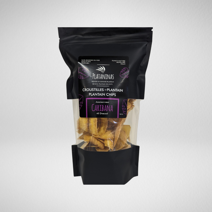 Chips Plantains Folie des Caraïbes - 12 x 130g (15% de rabais)