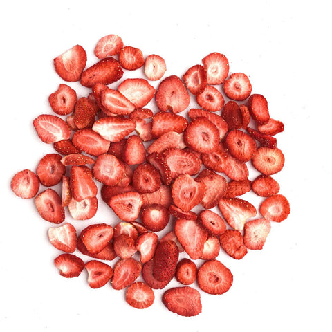 Wellioo - Fraises lyophilisées - 12 x 25g