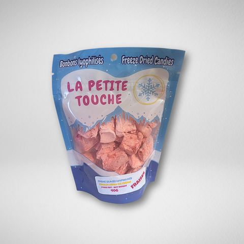 Crème glacée lyophilisée à la fraise - 10 x 40g