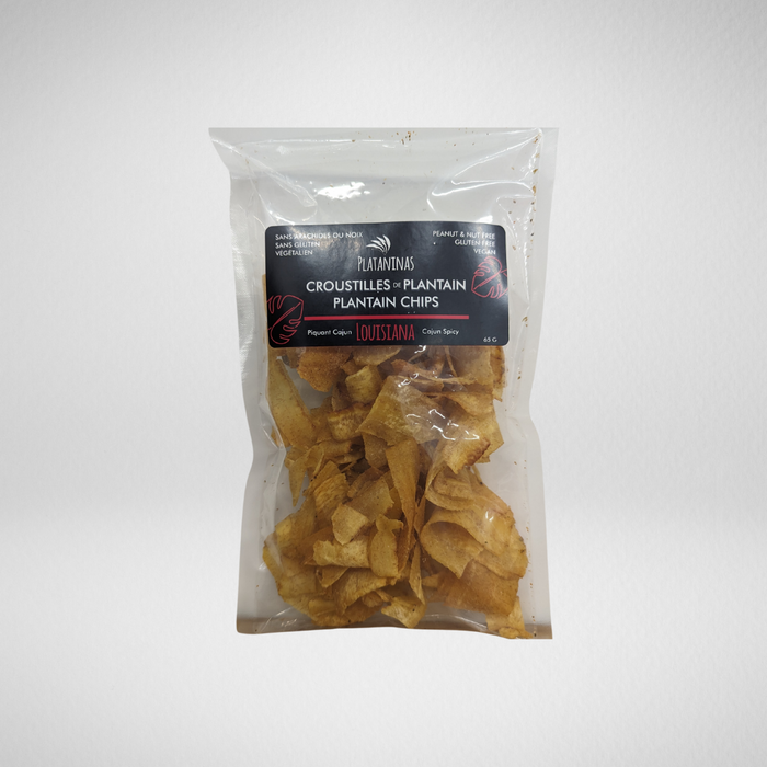 Chips Plantains Soleil de Louisiane - 24 x 65g (30% de rabais pour vente rapide)