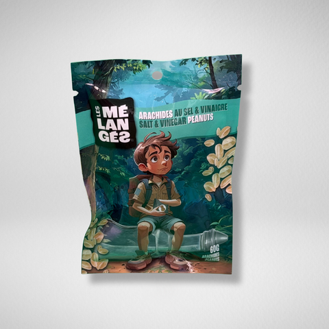 Arachides au sel & vinaigre - 12 x 60g