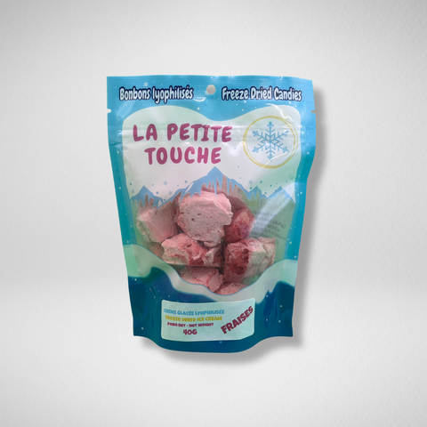 Crème glacée lyophilisée à la fraise - 10 x 40g