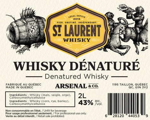 St-Laurent Whisky (Denatured) - 4 x 2L