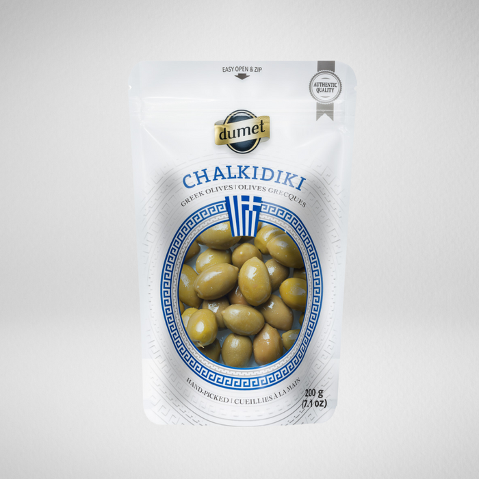 Chalkidiki Queen Green Olives - 10 x 150g