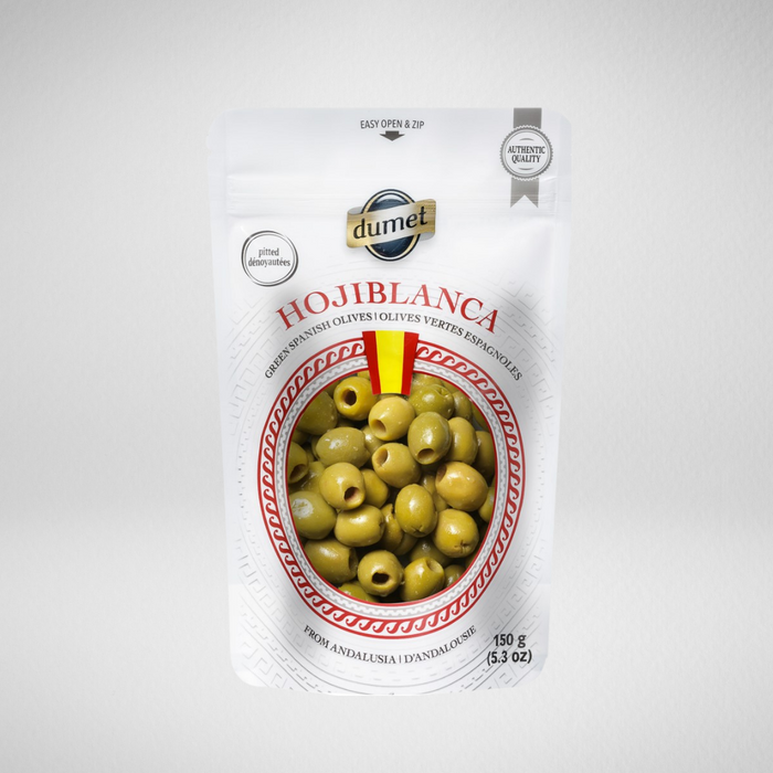 Hojiblanca Pitted Green Olives - 10 x 150g