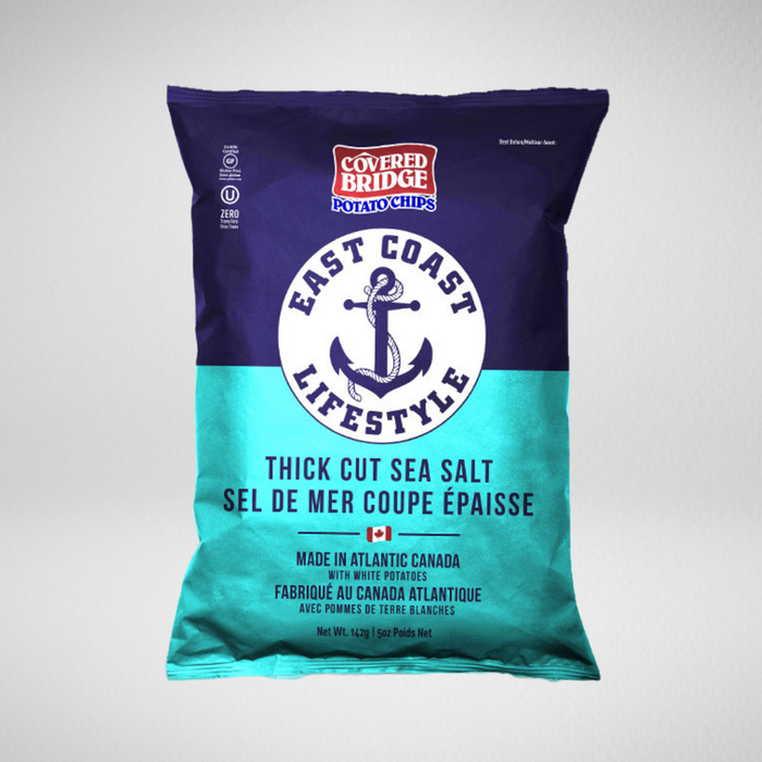 Thick Cut Salt Crisps - 12 x 142g