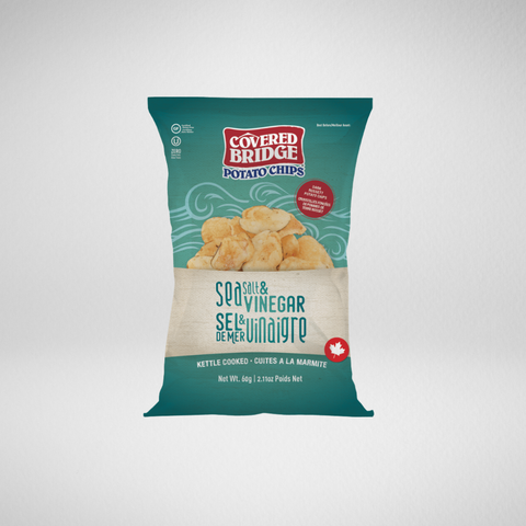 Sea Salt Vinegar Crisps - 24 x 60g